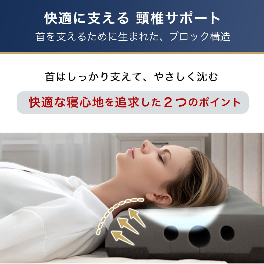 枕 まくら 無重力枕 炭眠 スミミン 泡枕 GUTNAP 活性炭配合 NASA開発素材配合 公式 質の良い睡眠 消臭 ウレタン 低反発 いびき対策枕 いびき防止 通気性抜群  60cm×37cm 仰向け 横寝 ストレートネック 新生活