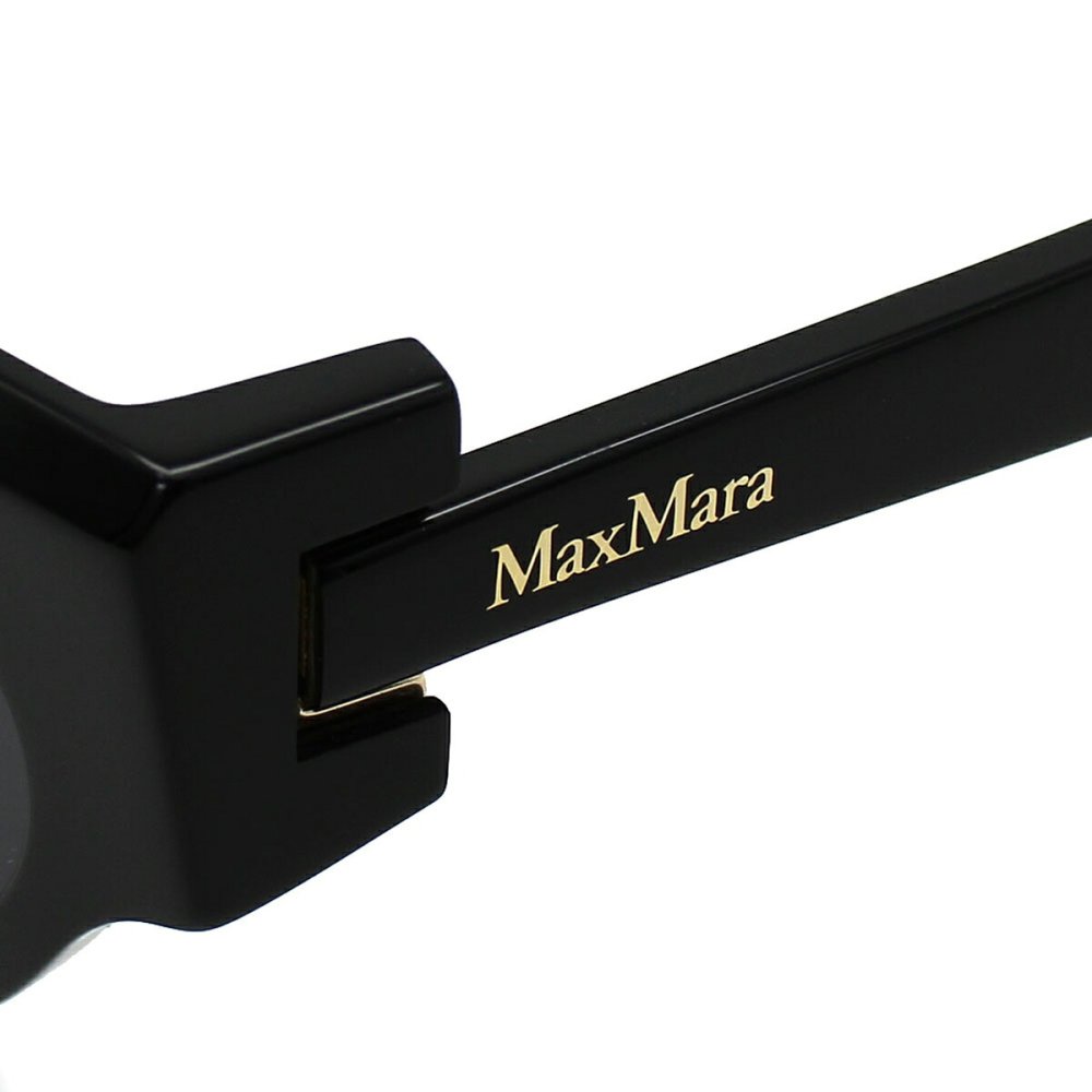 マックスマーラ Max Mara サングラス グローバルフィット アイウェア キャットアイ フォックス MM0139/S 01A 55 メンズ レディース ユニセックス ブラック+グレー 海外正規品