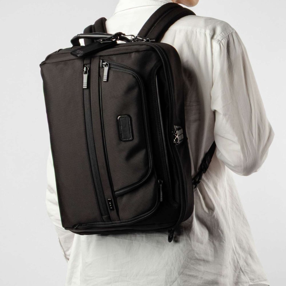 トゥミ TUMI ALPHA アルファ 3-WAY CONVERTIBLE BRIEF スリーウェイ コンバーチブル ブリーフケース 02603182D4 158962 ビジネスバッグ ショルダーバッグ ブリーフ 通勤 メンズ バッグ ブラック