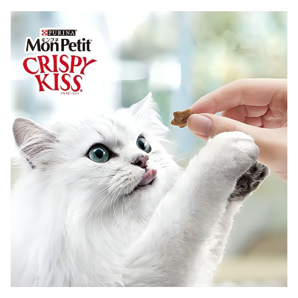 猫 キャットフード   モンプチ クリスピーキッス 超特大バラエティパック 猫用スナック (間食 成猫用)  720g(6g×120袋) 目安1日1袋(約4kgの成猫)  総合栄養食(モンプチ ドライフード)との併用も #69388 Mon Petit Crispy Kiss