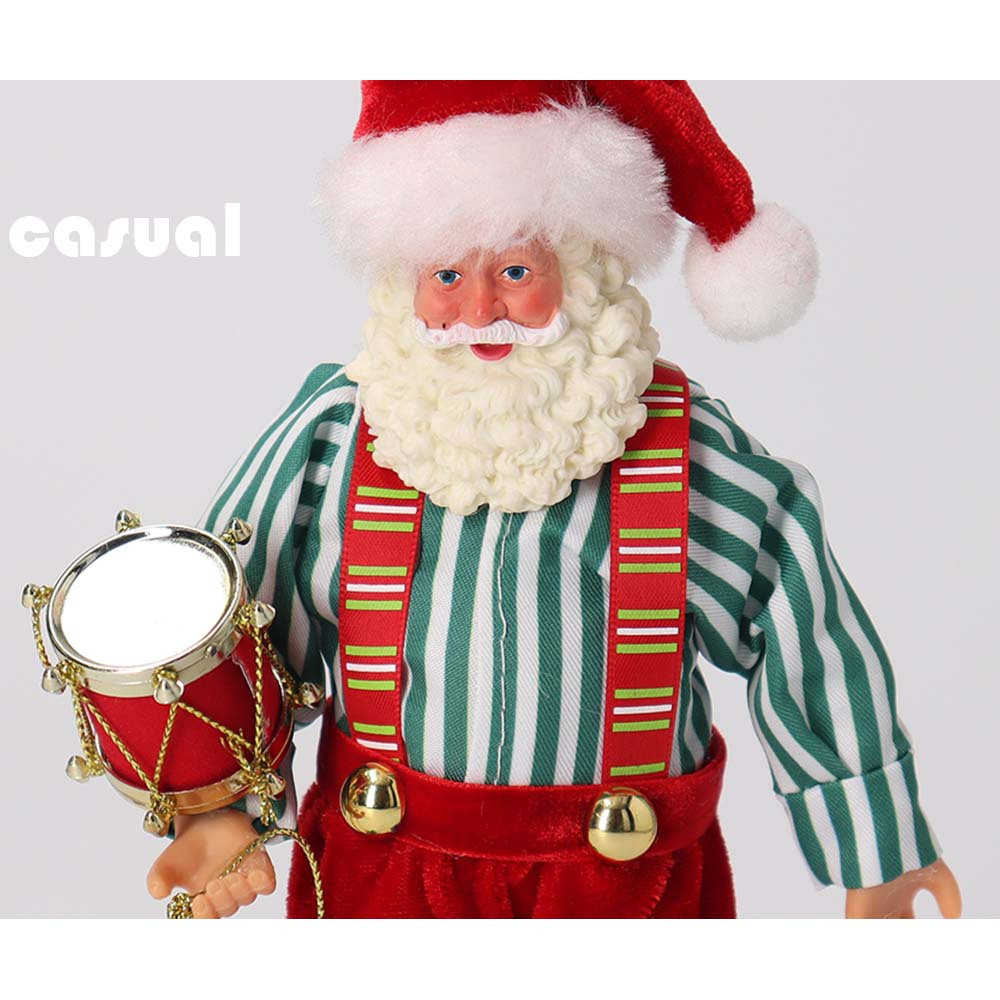クリスマス 飾り サンタクロース オーナメント オーソドックス 吊り下げ 人形 軽量 テディベア かわいい ギフト プレゼント