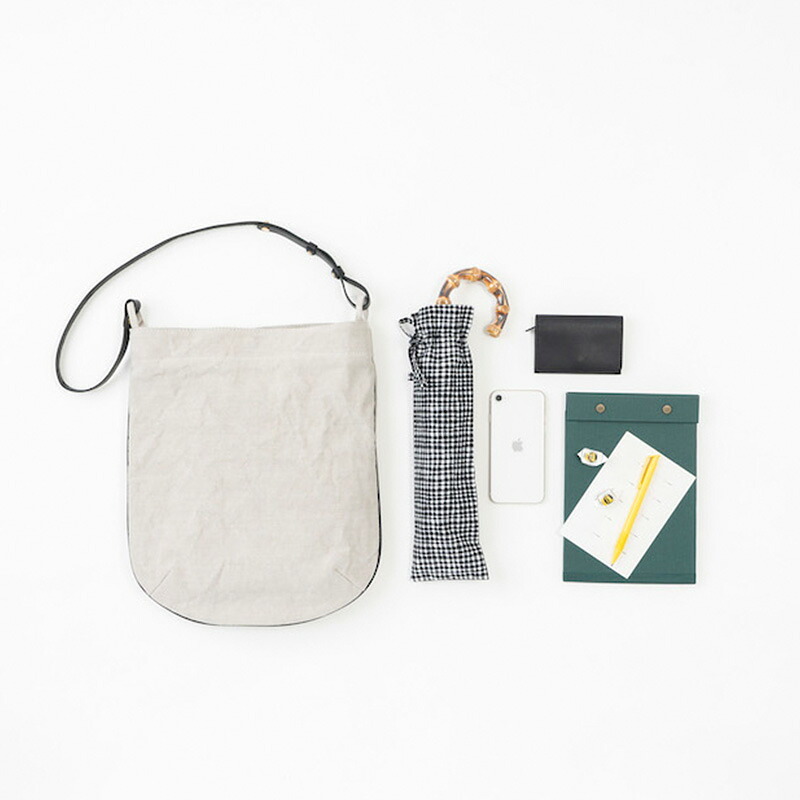 CLASKA DO クラスカ ドー Sac de rectangle 【toile】 renew NR-03926 バッグショルダー/斜めがけ/おしゃれ/かわいい/麻/レザー/使いやすい/カジュアル/ワッシャー加工/