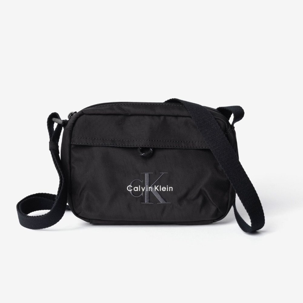 カルバンクライン Calvin Klein BOLD CAMERA BAG ロゴ ナイロン カメラバッグ LV04D3117G ショルダーバッグ メンズ バッグ