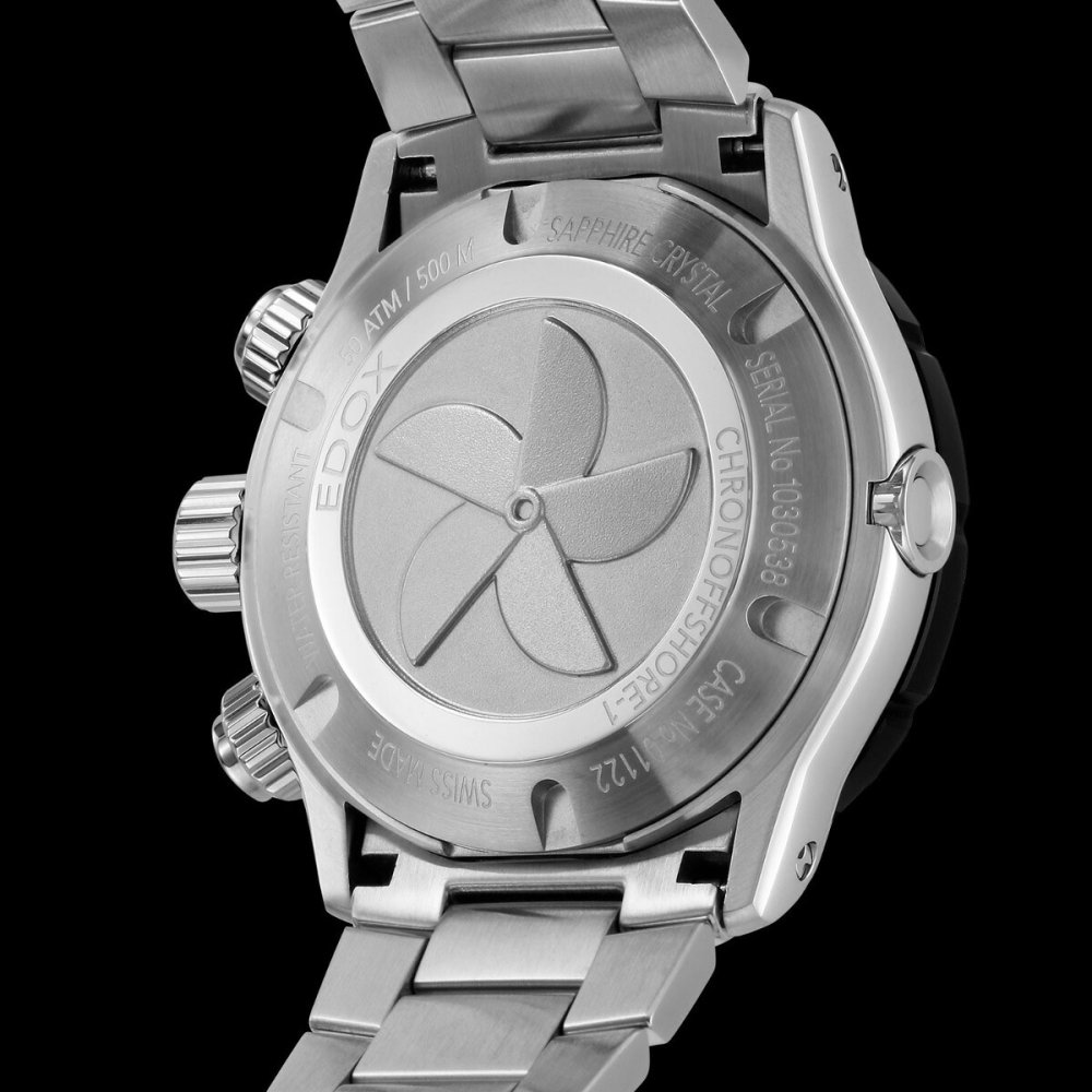 エドックス EDOX クロノオフショア1 クロノグラフ オートマティック 腕時計 メンズ 自動巻き 01122-3M-NIBU6 CHRONOFFSHORE-1