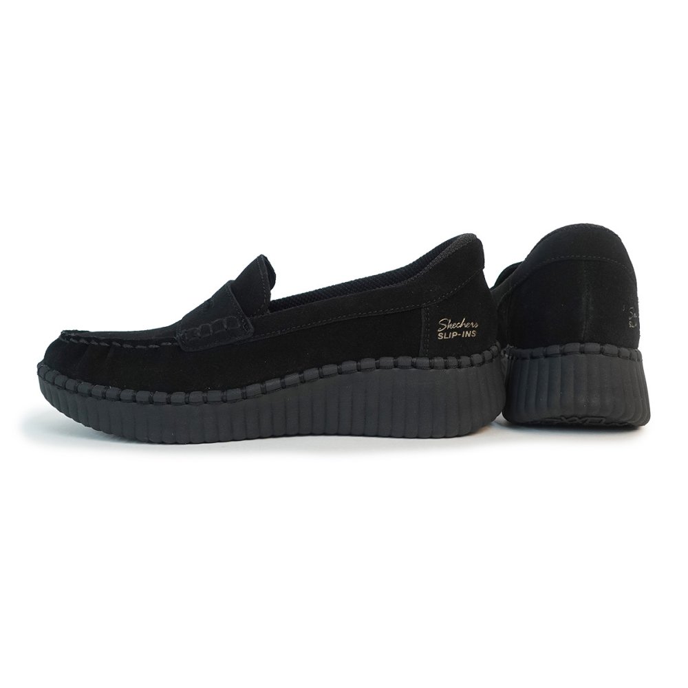 SKECHERS スケッチャーズ スニーカー レディース スリップインズ ウィルシャー 159586 BBK ブラック WILSHIRE BLVD-MOONLIT LOVE ハンズフリー