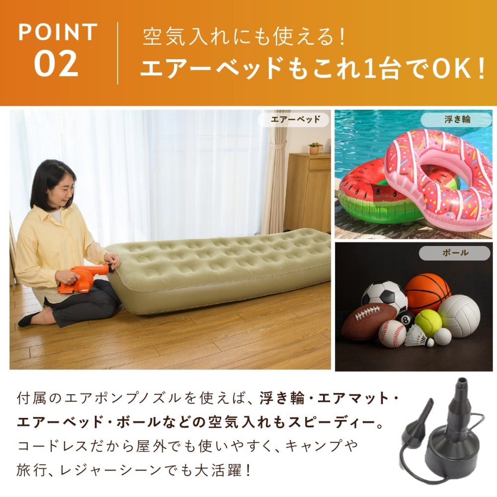 充電式ブロワー ファミラ コードレス 2WAY ブロワー 予備バッテリー付き バキューム 最大風速30m/s 送風 吸塵 集じん 落ち葉 掃除 洗車 水滴飛ばし DIY ガーデン 庭 ベランダ 21V 軽量 ノズル付き エアポンプ ダストパック 家庭用 父 ご両親 敬老の日 プレゼント ギフト