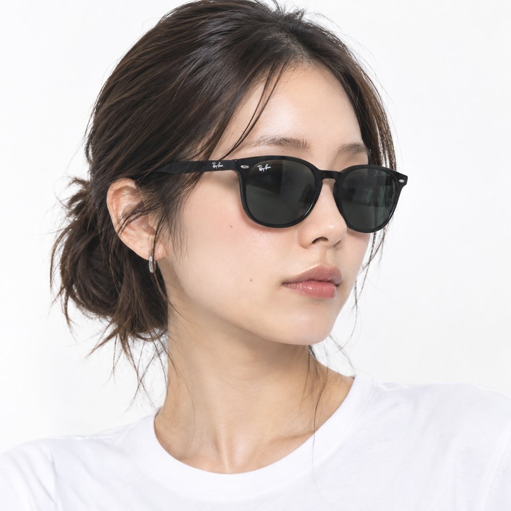 レイバン Ray-Ban サングラス 53サイズ ローブリッジフィット アジアンフィット ボストン型 男女兼用 メンズ レディース グリーン RB4259F 601 71 53 20 150 3N 【スペシャルラッピング660円(別売り)】送別会 誕生日 お中元 結婚祝い 結婚式 高級 父の日 母の日 ホワイトデー