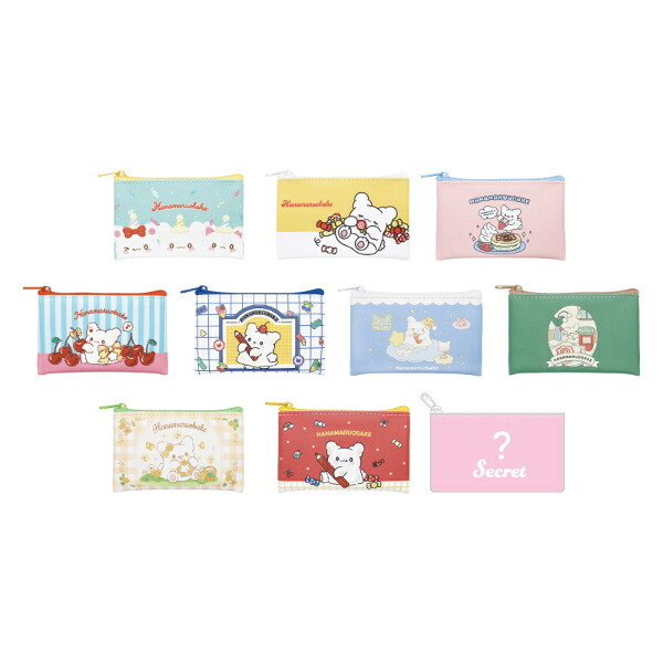 サンリオ はなまるおばけ シークレットフラットミニポーチ 全10種 コンプリートBOX Sanrio 送料込み
