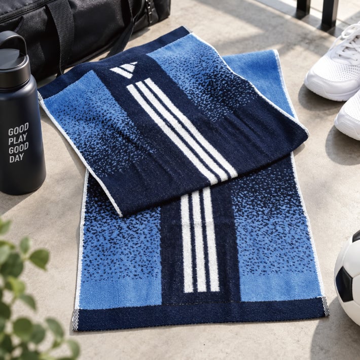【名入れ 刺繍】アディダス スポーツタオルセット（adidas 06-3669300 名入れタオル スポーツ 部活 チームタオル 卒団 クラブ マラソン マフラータオル スポーツブランド スポーツタオル ロゴタオル）