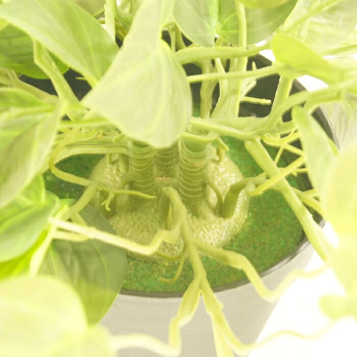 観葉植物 造花 ポトス BROWN 全高約80cm フェイクグリーン 高級 本物そっくり リアル おしゃれ 卓上 インテリア 人工観葉植物 アーティフィシャルグリーン 垂れ下がる つる オフィス 店舗 開店祝い 室内 リビング 玄関 トイレ 風水 フェイク