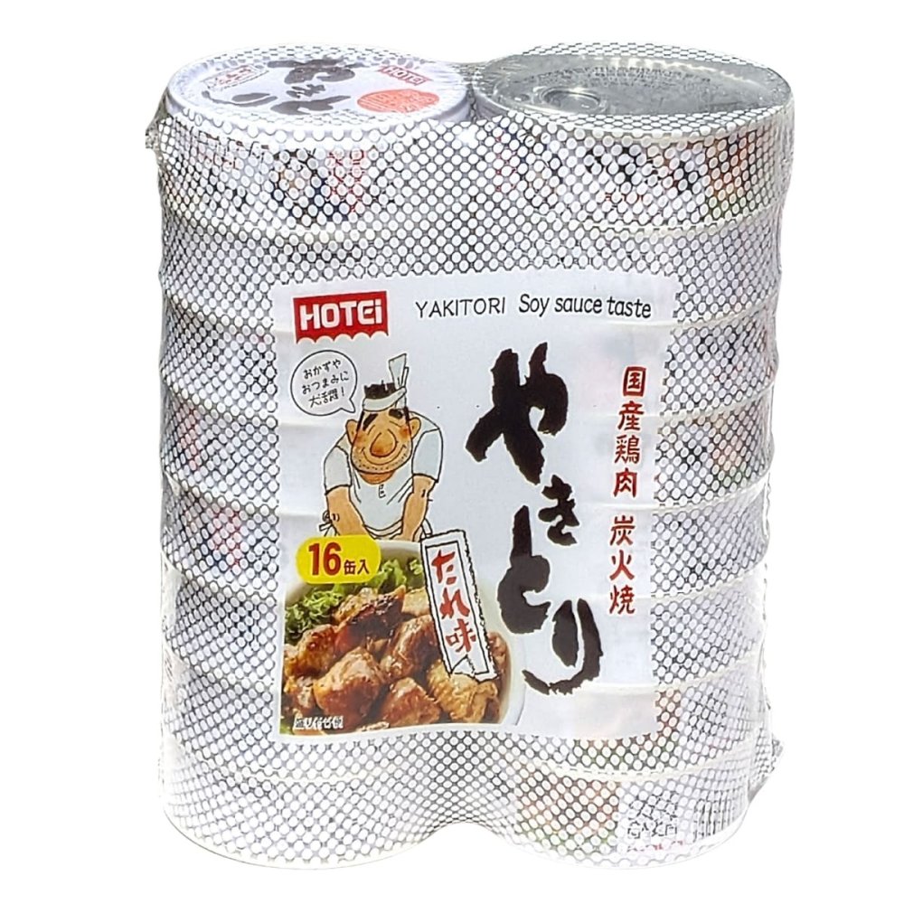 ホテイ やきとり たれ味 75g×16缶 缶詰 焼き鳥 国産鶏肉 炭火焼 おつまみ おかず 備蓄 防災 ローリングストック ホテイフーズ  #23343 [賞味期限 2029.2.25]