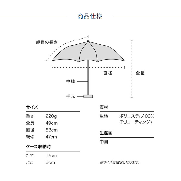 沖昌之×Wpc. 遮光 アンブレにゃん ミニ 折りたたみ傘 晴雨兼用 日傘 雨傘 定形外 送料無料 完全遮光 UVカット 遮熱 猫 ネコ ねこ 801-OM010-102 撥水 軽量 コラボ