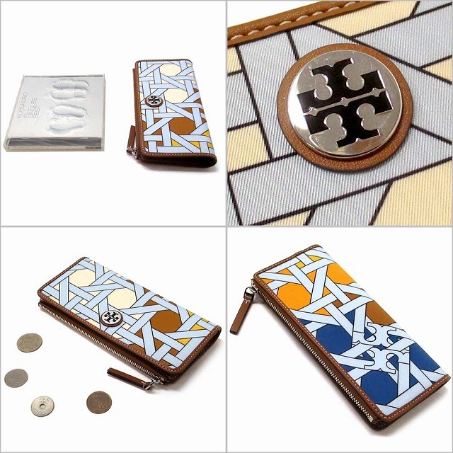 TORY BURCH トリバーチ アウトレット 財布 ナイロン スモール スリム エンベロープ ウォレット 長財布 175894 400
