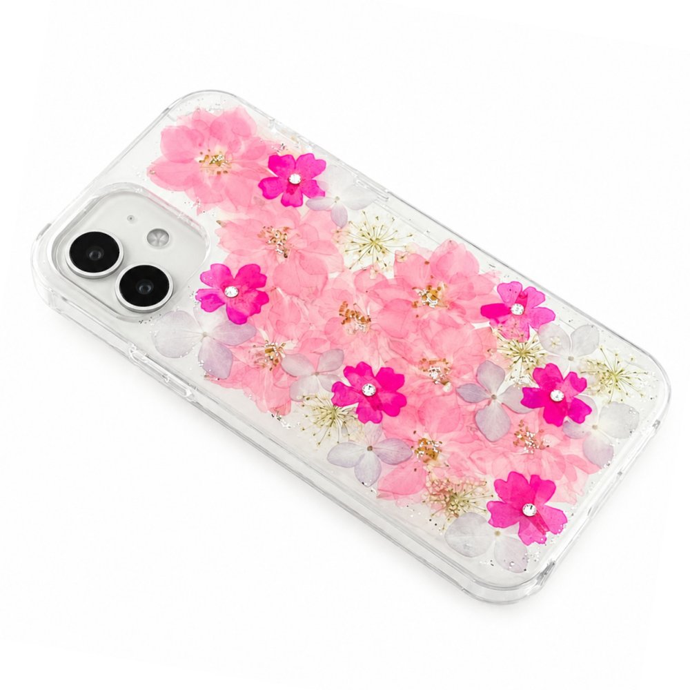 【ほぼ全機種対応スマホケース❁】押し花スマホケース NO.624Ｂ（着日指定不可） 押し花＆レジン iPhone/Xperia/AQUOS/Galaxy他
