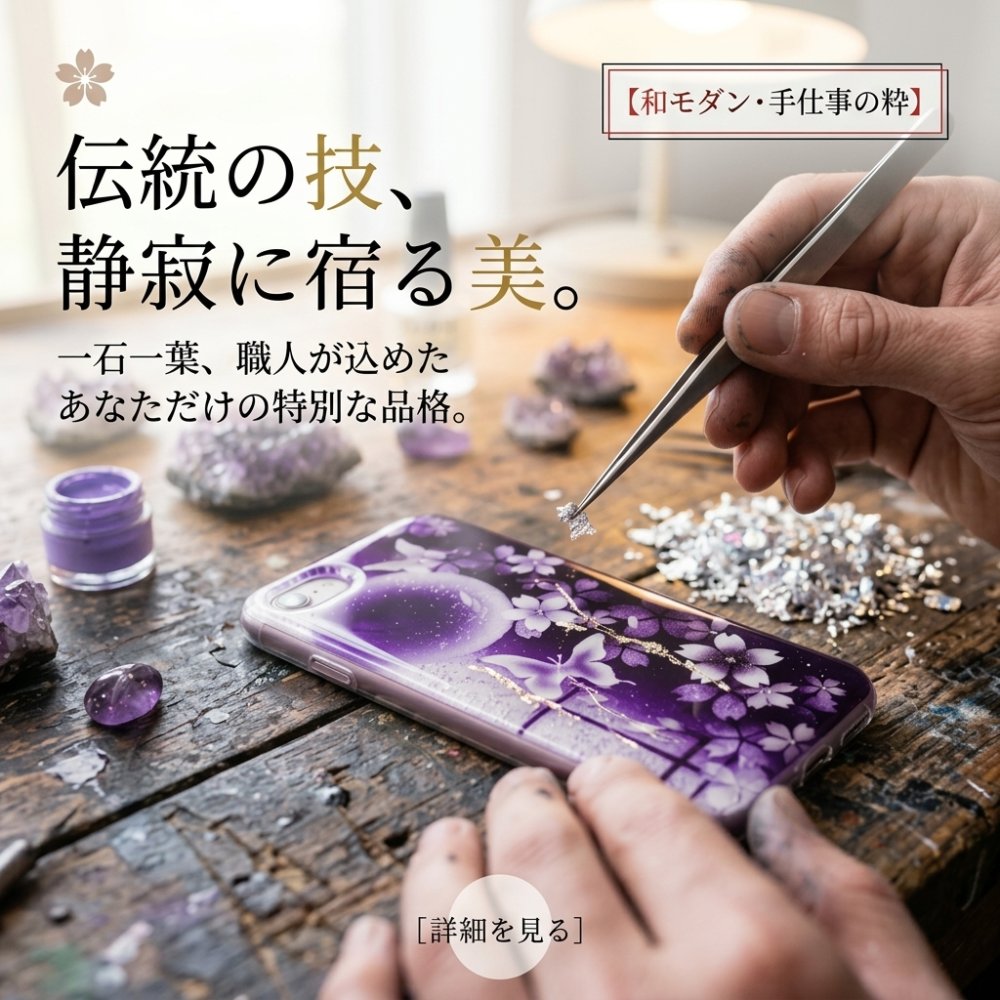 【全機種対応】スマホケース『雨』名入れ 送料無料 和柄 和風 桜 職人 伝統工芸 ハンドメイド ハードケース 手帳型 iPhone 17 Xperia AQUOS Android 各機種対応