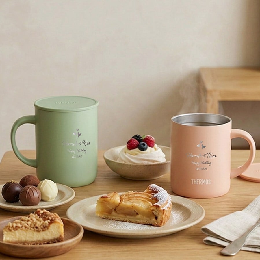  単品 名入れ マグカップ サーモス マグ Thermos JDG-282C JDG-352 JDG-452C グラス 結婚祝い プレゼント 結婚 祝い 新築祝い 夫婦 両親 誕生日 記念日 銀婚式 記念品 名前入り おしゃれ ギフト ラッピング 実用的 JDG単品 母の日 父の日 60代 70代