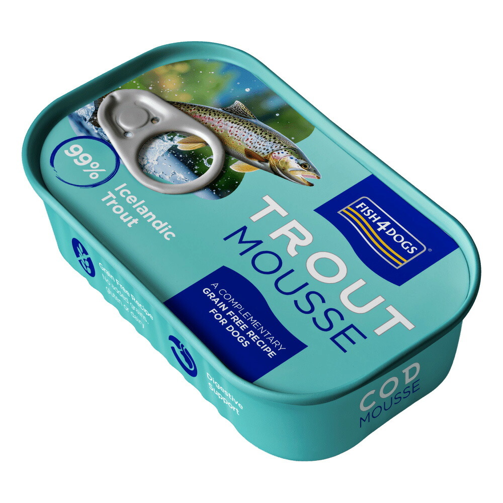 フィッシュ4ドッグ FISH4DOG トラウトムース ドッグフード 90g