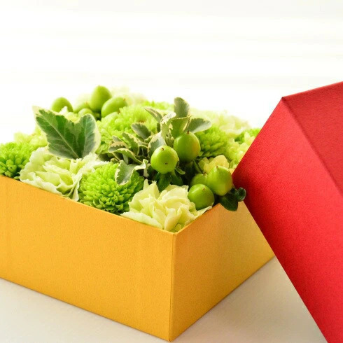 【ＡＲＮＯＸ】ＢＯＸフラワー　送料無料 即日発送 御祝いに生花のBOXフラワー 生花 敬老の日 フラワー ギフト 誕生日 結婚祝い お見舞 送別 新築祝い フラワーケーキ BOXフラワー BOXアレンジ ウエディング 御祝い 卒業 入学 出産 お供え 敬老の日 お中元 お歳暮