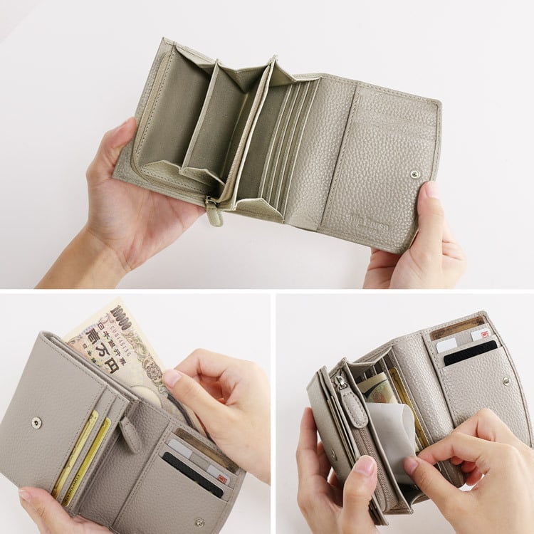 ギフトセット プレゼント バッグ 財布 ギフト レザー 本革 ハンドバッグ 小さい財布 ミニ財布 贈り物 おしゃれ レディース (giftset-miaborsahbgr)