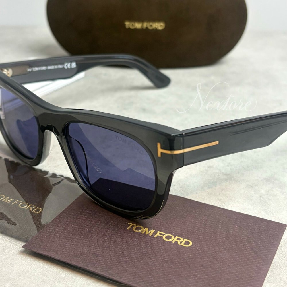 【並行輸入品】【正規品・新品】TOMFORD トムフォード Marshall-02 TF1334 FT1334 20V マーシャル02 シャイニーグレー ダークブルー イタリア製 サングラス メガネ 眼鏡 メンズ レディース TOM FORD トム フォード 伊達メガネ ビジネス