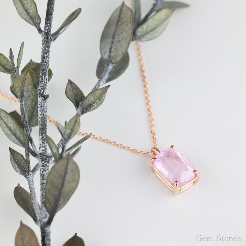 非加熱 パパラチアサフィア 1.99ct K18PG 18金 ピンクゴールド ネックレス ペンダント レディース 一粒ネックレス サファイアネックレス ジュエリー ピンク サファイア 誕生石  プレゼント Drops