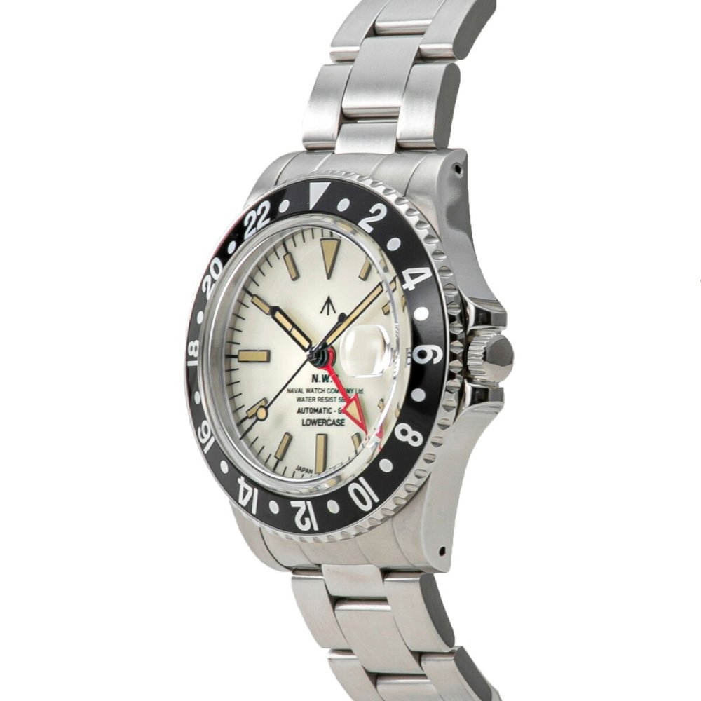 ナバルウォッチ NAVAL WATCH Produced By LOWERCASE ローワーケース FRXD002 腕時計 メンズ 自動巻き GMT