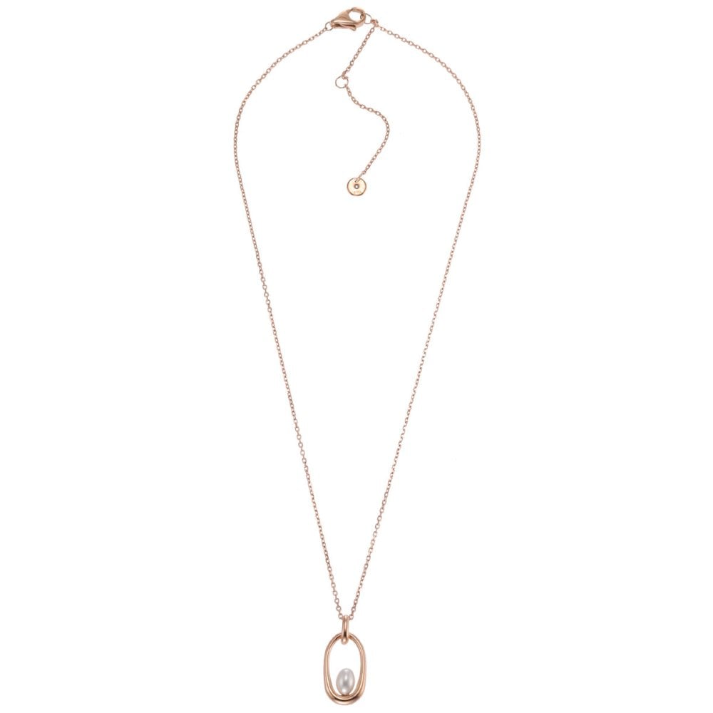 スカーゲン SKAGEN Agnethe Pearl アクセサリー ネックレス ペンダント ローズゴールドトーン レディース SKJ1749791
