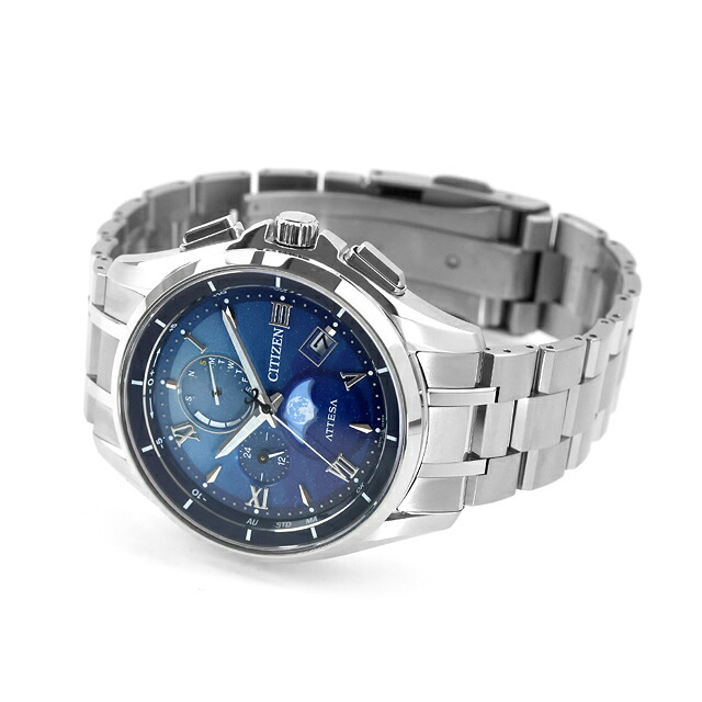シチズン アテッサ DEAR Collection Limited Pair Model 腕時計 ブランド メンズ チタン 数量限定 ムーンフェイズ 電波ソーラー CITIZEN ATTESA BY1000-69L