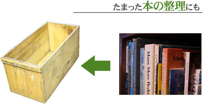 木箱2箱 りんご 箱 りんご箱 アンティーク 収納ボックス DIY 送料無料 20kg入用×2箱（木箱のみ） ※沖縄送料別途加算 男前インテリア ポイント消化