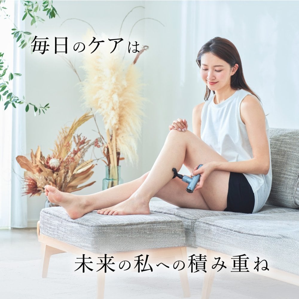 振動ケア WAVEWAVE Fascial Release Gun Mirai ハンディガン 5種アタッチメント 3モード 4段階 最大3100回/分 フェイス 頭皮 ボディ 首 肩 背中 太もも 足裏 コンパクト 軽量 282g USB充電 コードレス 女性 男性 母 父 誕生日 母の日 父の日 プレゼント ギフト