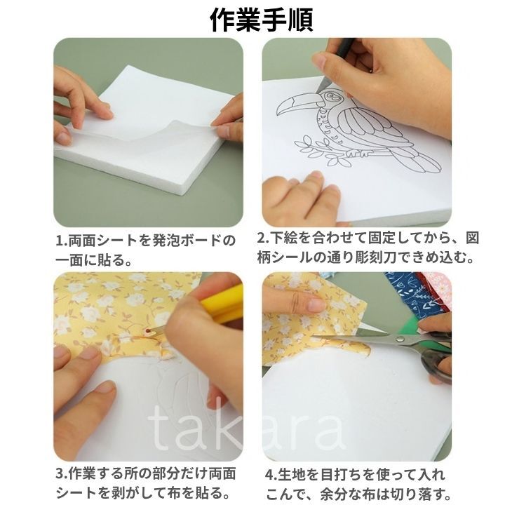 木目こみ キット 4種 パネル 工作 夏休み 手芸 手作り アイデア こども 大人 女の子 夏休み工作 クリスマス プレゼント 誕生日プレゼント インテリア 知育 創意 DIY人気 おもちゃ ギフト
