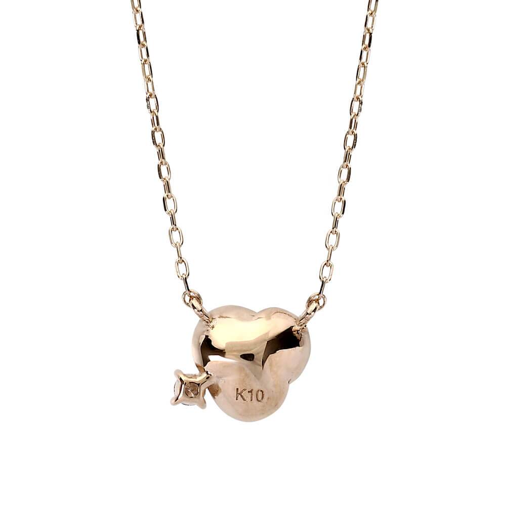 RITA JEWELRY 誕生石対応 選べる天然石3色 10金 K10 ゴールド 花パール ネックレス レディース 【RTP7002】 シンプル 普段使い 人気 ギフト ジュエリー アクセサリー 女性 彼女 妻 誕生日プレゼント  結婚 記念日  ラッピング付 おすすめ 誕生日プレゼント 人気 ブランド バースデー ギフト 記念日 秋アクセ 秋ジュエリー ご褒美ジュエリー 彼女 ネックレス ギフト