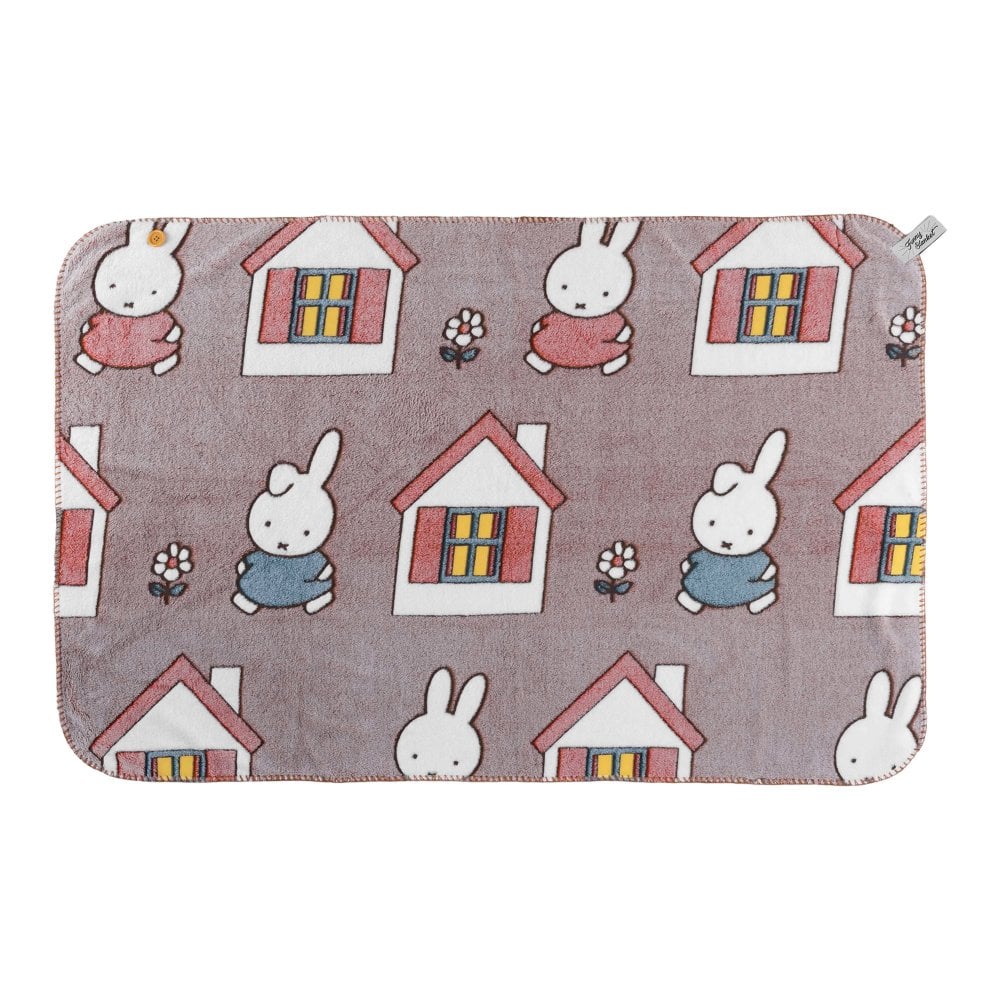 ミッフィー ブランケット miffy ひざ掛け 毛布 ポンチョ 蓄光 光る M 80×120cm キャラクター おしゃれ かわいい 防寒 寒さ対策 オフィス 学校 リビング 暖かい ふわふわ ポリエステル 洗える Dick Bruna ファニーブランケット 膝掛け 肩掛け 誕生日 プレゼント ギフト 秋 冬