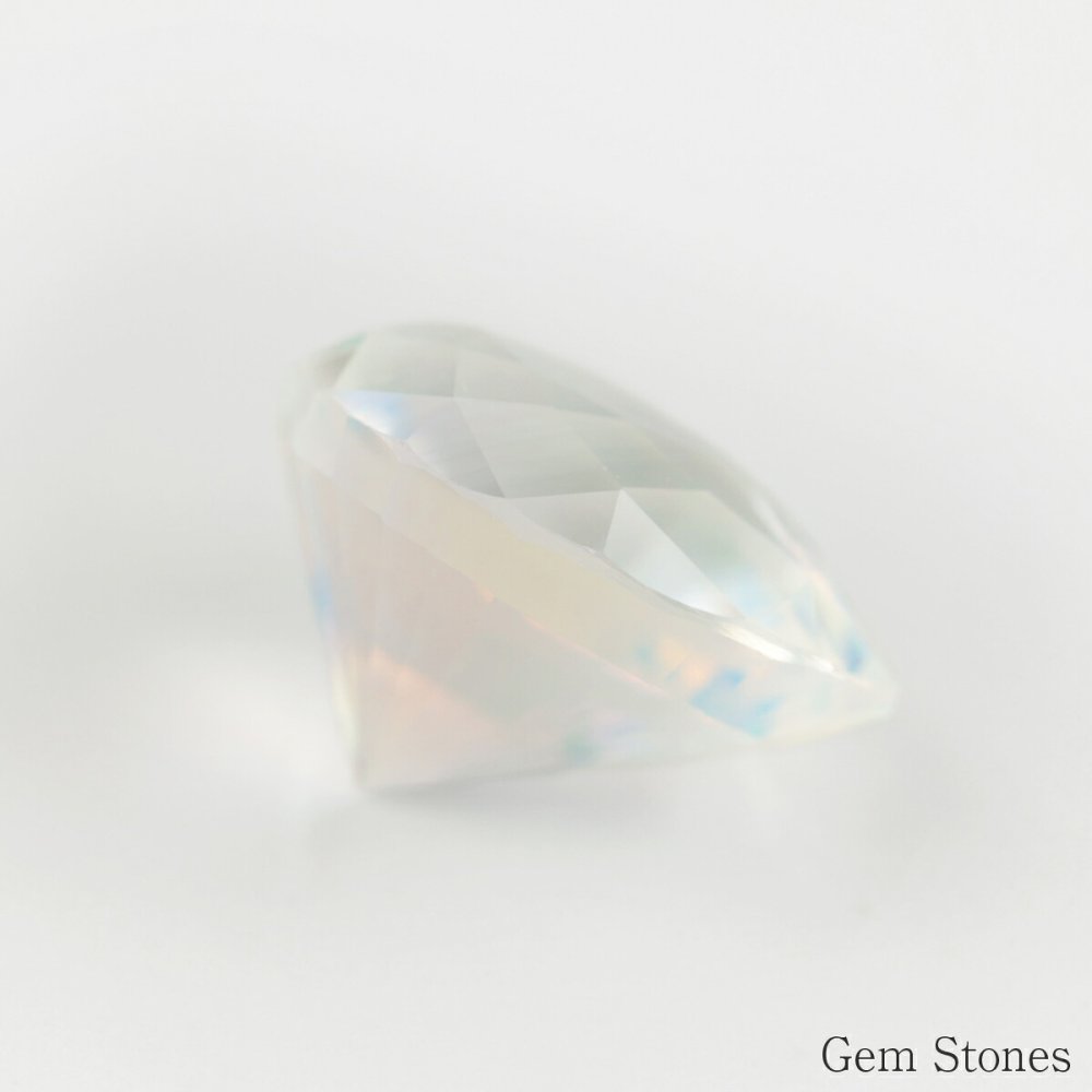 希少 ペアシェイプカット ラブラドライト 2.255ct ルース 宝石 裸石 オレンジ ブルー グリーン ムーンストーン ジュエリー コレクション 記念 お守り クリスマス 誕生日 プレゼント