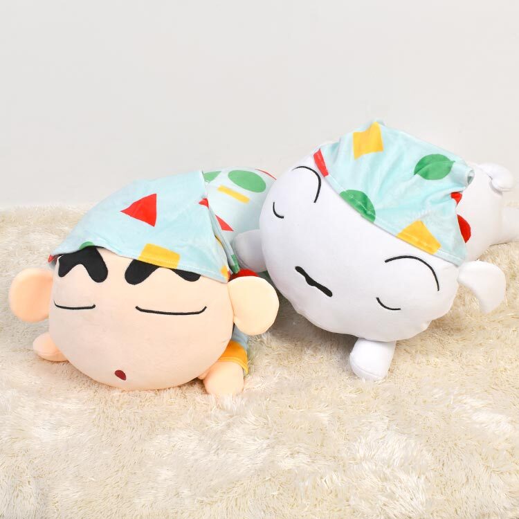クッション クレヨンしんちゃん ぬいぐるみ クッション クレしん もっちり寝そべりクッション しんちゃん シロ ぶりぶりざえもん パジャマ もちもち もっちり 枕 まくら 大きい キャラクター インテリア グッズ 雑貨 贈り物 子供 キッズ 男の子 女の子 プレゼント ギフト 