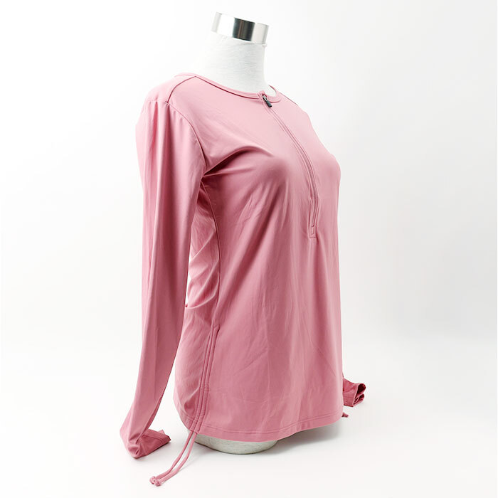 ヨガトップス レディース 長袖 通販 ヨガウェア ヨガウエア Tシャツ ランニングウェア ランニング スポーツウェア ウォーキング ジム フィットネス ハーフジップ ストレッチ 伸縮 ピラティスウェア おしゃれ 無地 シンプル ピラティスウエア スポーツ