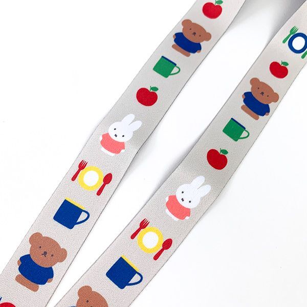 ミッフィー ｍiffy ネックストラップ　miffy&Boris