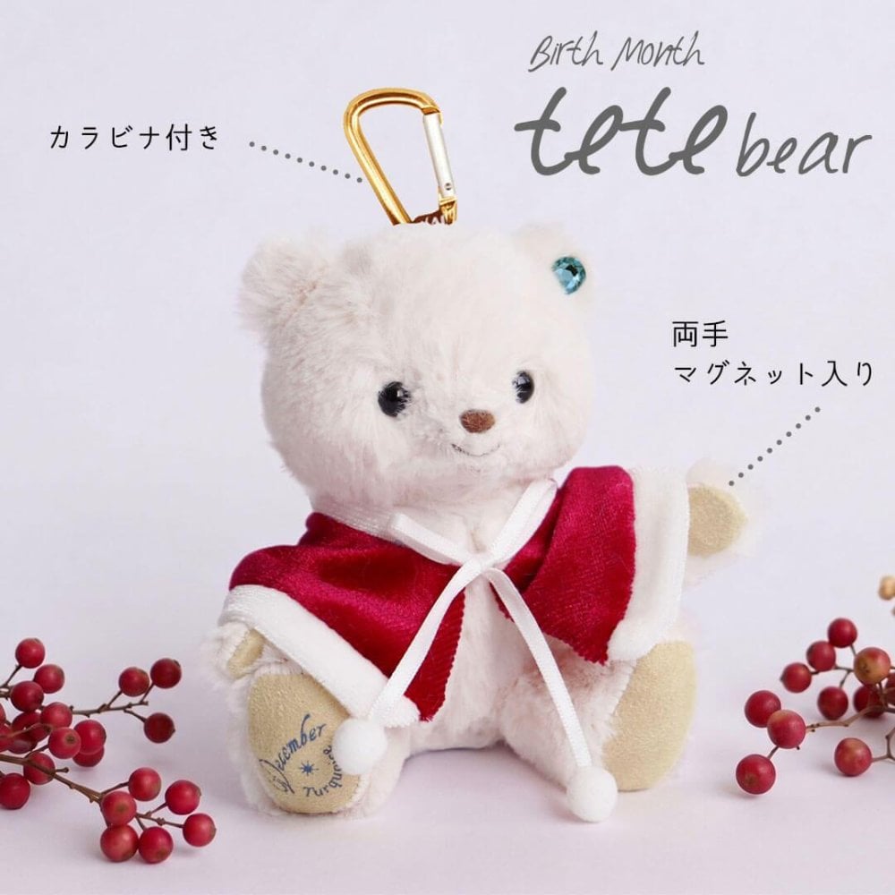 《限定15％オフ！2,980円→2,533円》 クリスマスプレゼント 彼女 【2026クリスマス限定ベア】 女性 名入れ 娘 孫 友達 テディベア くま マスコット サンタ おしゃれ マスコットキーチェーン 女の子 名前 10代 20代 ぬいぐるみ 可愛い 26クリスマスteteベア 77812