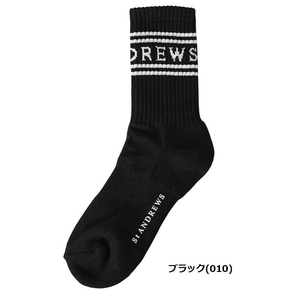セント アンドリュース ゴルフ レディース ラインリブ ミドルソックス 042-6186254 お誕生日祝い お祝い 記念品 お父さん 父の日 彼氏 男性 30代 40代 50代 60代 母の日 お母さん 還暦祝い 敬老の日 彼女 人気プレゼント プレゼント