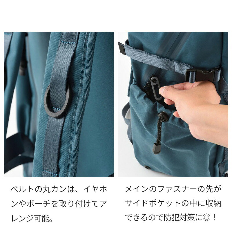 【正規販売】MILESTO ミレスト LIKID リキッド MLS855 サイドバックルバックパックL バックパック 撥水 はっ水 防水 22L リュック 軽量 旅行 ビジネス 通勤 ブラック グレー 通学 ギフト プレゼント メンズ レディース ブランド グッドデザイン賞 キャリーオン PC収納