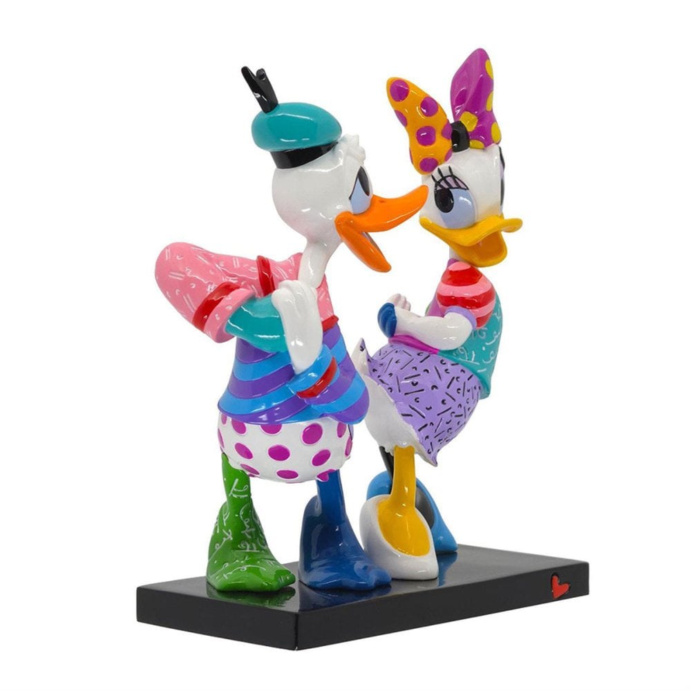 ロメロ ブリット Romero Britto ディズニー バイ ブリット Disney by Britto デイジー＆ドナルド イン ラブ 置物 フィギュア 人形 6020360 ドナルドダック インテリア