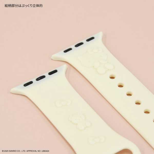 Apple Watch バンド サンリオ ハローキティ シリコン ベルト 38mm 40mm 41mm 対応 交換用 キャラクターグッズ おしゃれ 可愛い レディース メンズ プレゼント サンリオ正規ライセンス品