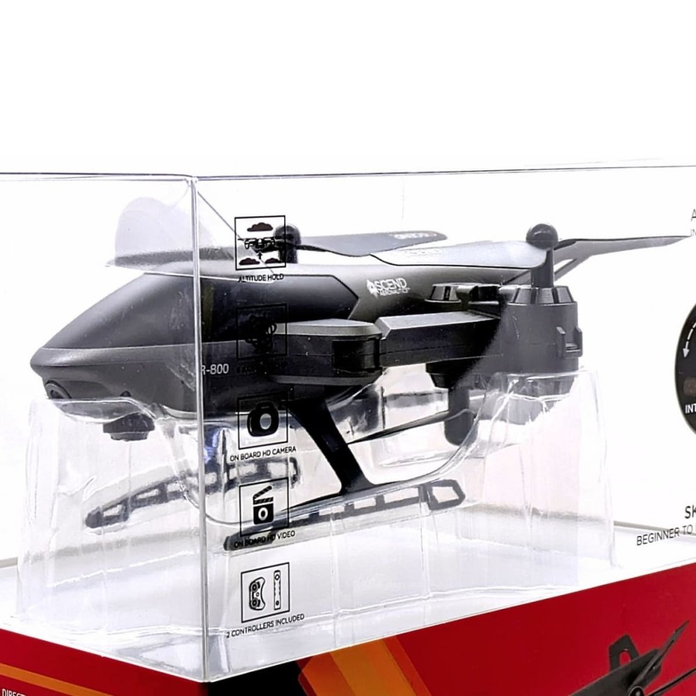 Ascend Aeronautics HDビデオドローン AR-800 折りたたみ式　1080P　モーションコントロール　景色の撮影　屋外撮影　スマホ映像　安定飛行　玩具　対象年齢14歳以上　初心者から