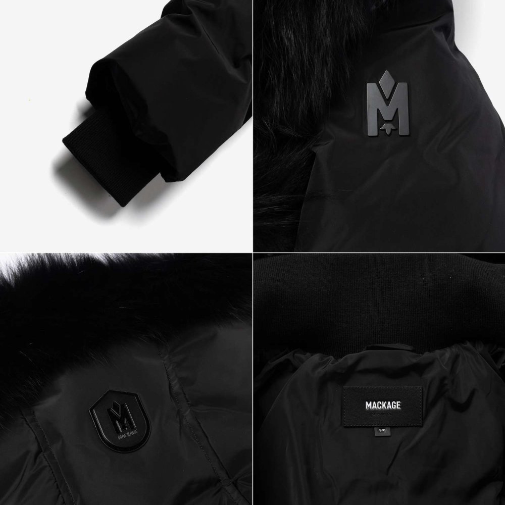 マッカージュ MACKAGE ADALI-BX HOODED DOWN COAT フーデッド ダウン コート ミドル丈 ダウンジャケット ファー レディース アウター