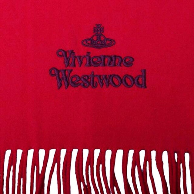 ヴィヴィアンウエストウッド VIVIENNE WESTWOOD マフラー 25-W00Q7-H401 レディース メンズ レッド マフラー