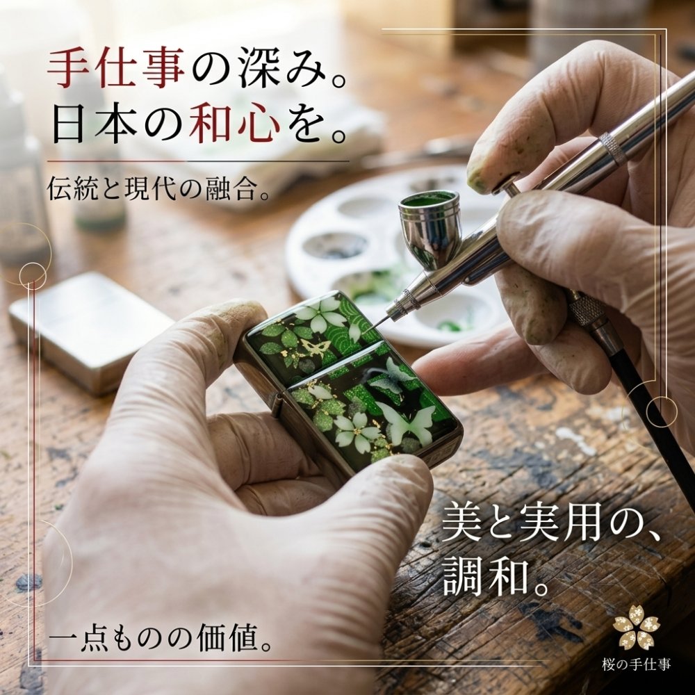 ペアzippoケース「蹴」ライター ジッポ 和柄 伝統 職人 手作り 送料無料 名入れ 桜 さくら 手作り ハンドメイド 記念日 誕生日 プレゼント ギフト