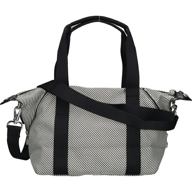 キプリング ボストンバッグ レディース ブランド Kipling アート ミニ PE+ ミニボストンバッグ 2WAY KI8028-4SY Diagonal Jacquard 黒
