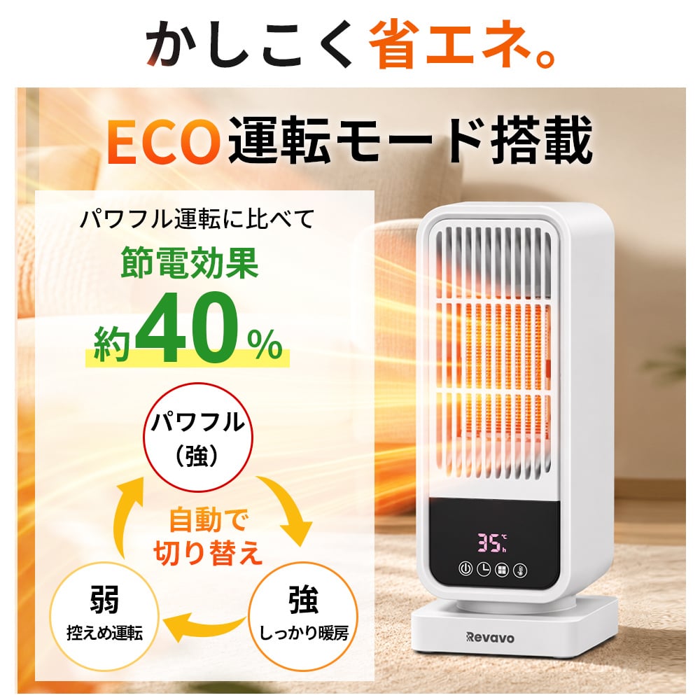 【2026年進化型登場】 セラミックヒーター ファンヒーター 2秒速暖 人感センサー搭載 タイマー付き 小型 静音 省エネ おしゃれ 足元ヒーター 12畳部屋対応 転倒自動オフ マイナスイオン付き 1300W 3段階切替 卓上ヒーター セラミックファンヒーター オフィス用 キッチン 脱衣所 電気ヒーター 
