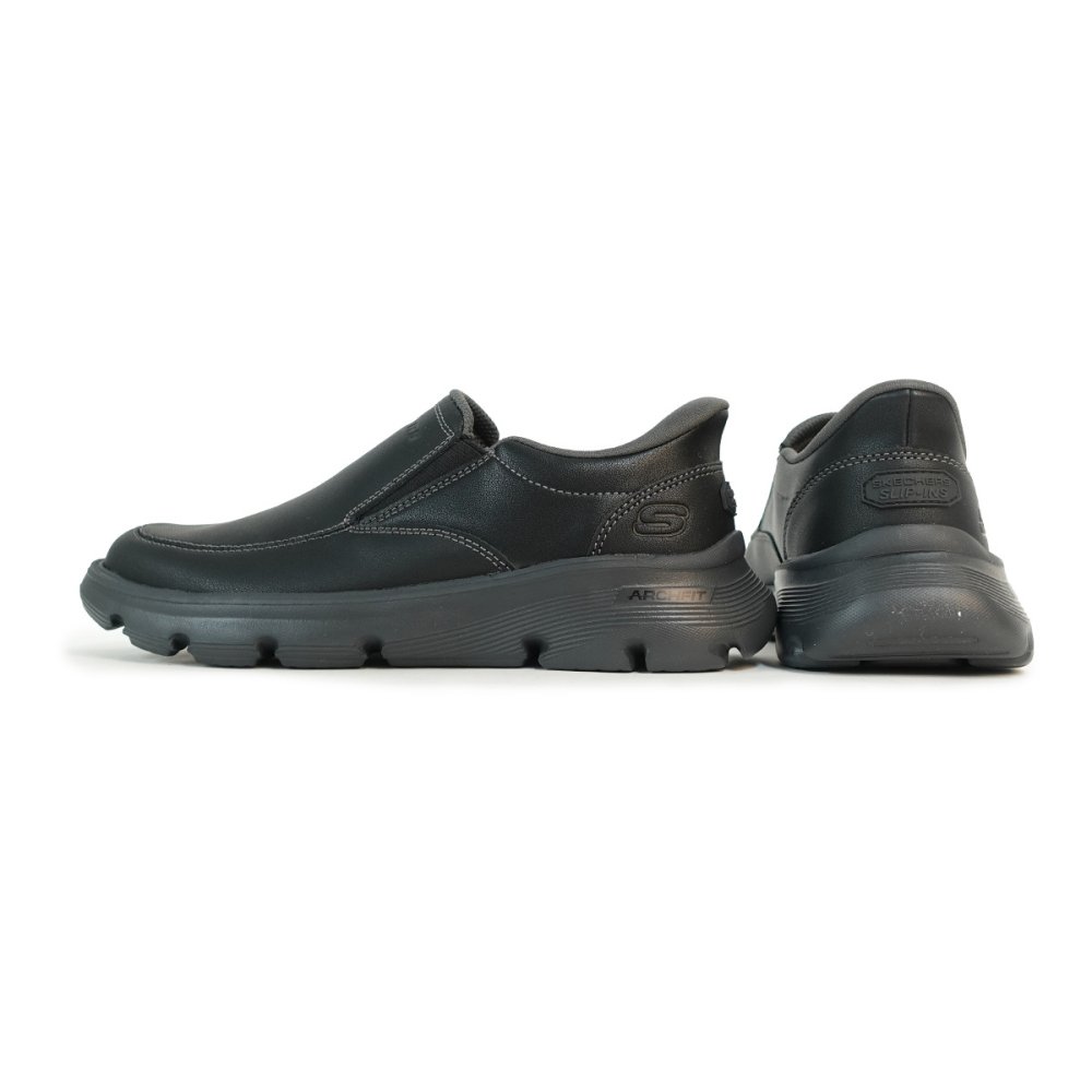 SKECHERS スケッチャーズ スリップインズ アーチフィット ガルザ ウマール 205518 BLK ブラック ビジネスシューズ スリッポン