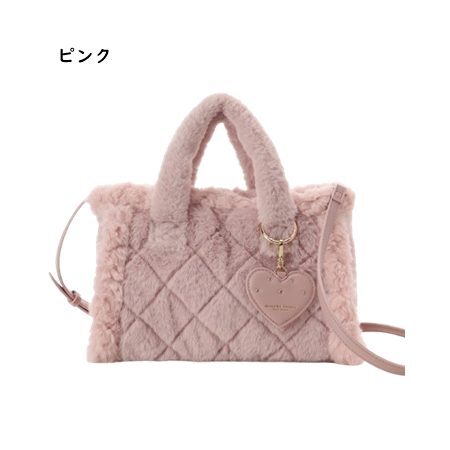 【無料ラッピング】 サマンサタバサプチチョイス Samantha Thavasa Petit Choice ファーバッグ ハートチャーム ショルダー 可愛い レディース ブランド 正規品 新品 ギフト プレゼント 人気 おすすめ 誕生日 記念日 クリスマス 送料無料 stp522589